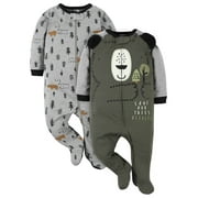 Gerber Baby Neutral Sleep ´N Play Footed Pajamas, 2-Pack, Sizes Preemie - 6/9 Months